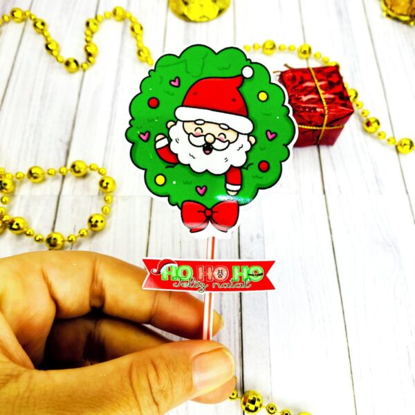 Artes para Pirulito Natal - Arquivo Digital