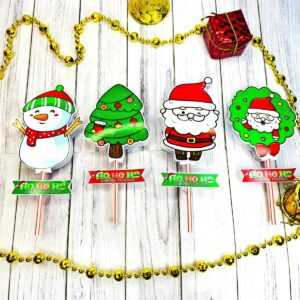 Artes para Pirulito Natal - Arquivo Digital