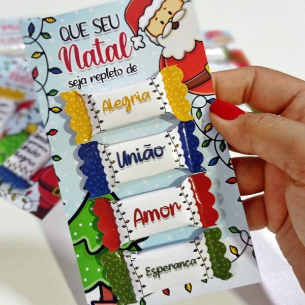 Balinhas Card Natal - Arquivo Digital