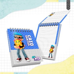 bloquinho a6 pkxd menino arquivo digital registros