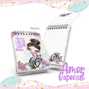 bloquinho anotacoes amor especial menina arquivo digital encadernacao digital
