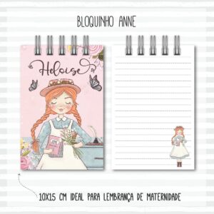 bloquinho anotacoes anne arquivo digital scrapbook