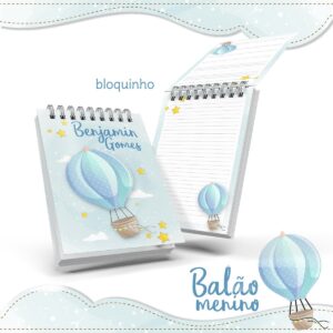 bloquinho anotacoes balao menino azul arquivo digital registro