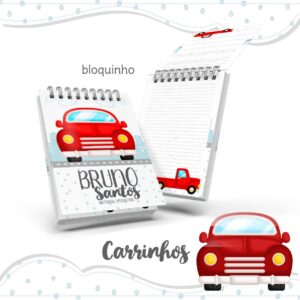 bloquinho anotacoes carrinho arquivo digital papel e cia