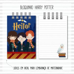 bloquinho anotacoes harry potter arquivo digital bloquinho anotacoes