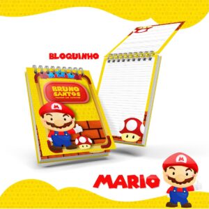 bloquinho anotacoes mario bross arquivo digital mario bross