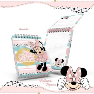 bloquinho anotacoes minnie arquivo digital informacoes