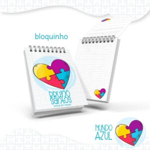 bloquinho anotacoes mundo azul arquivo digital miolo digital