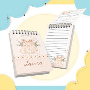 bloquinho crista menina arquivo digital papelaria personalizada