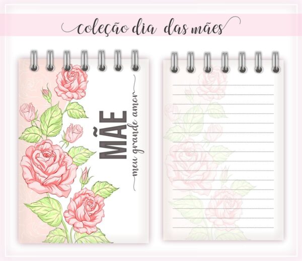 Bloquinho Dia das Mães - Modelo 3 - Arquivo Digital