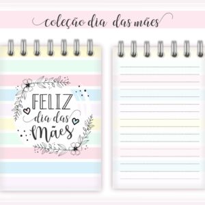 bloquinho dia das maes modelo 6 arquivo digital bloquinho personalizado 1