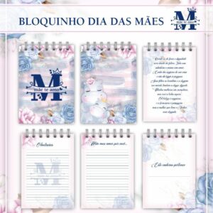 bloquinho dia das maes papelaria personalizada