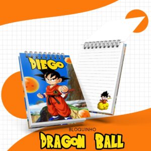 bloquinho dragon ball arquivo digital bloquinho dragon