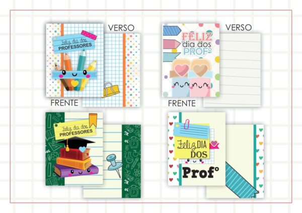 Bloquinho e Post It Dia dos Professores - Arquivo Digital - Imagem 5