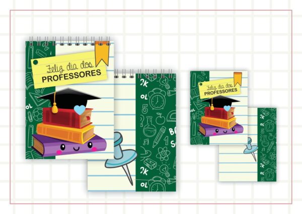 Bloquinho e Post It Dia dos Professores - Arquivo Digital - Imagem 2