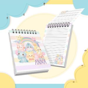 bloquinho ursinho pooh menina arquivo digital anotacoes