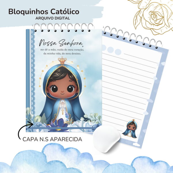 Bloquinhos Catolicos A6 - Png e pdf - Imagem 3