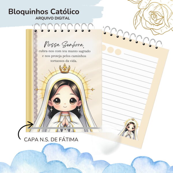 Bloquinhos Catolicos A6 - Png e pdf - Imagem 4