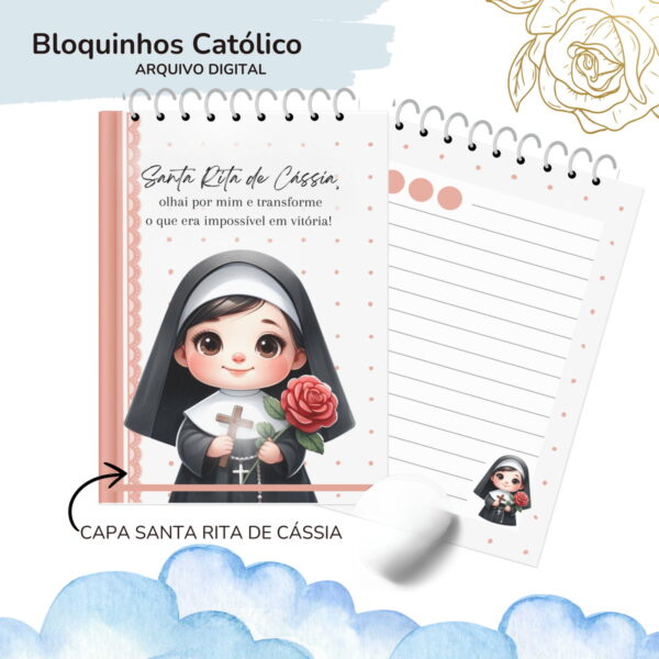 Bloquinhos Catolicos A6 - Png e pdf - Imagem 5
