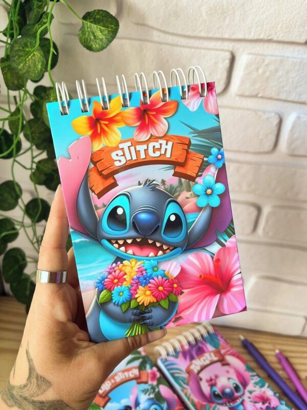Bloquinhos Stitch - Png e pdf