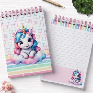 bloquinhos unicornios png e pdf encadernacao bloquinhos