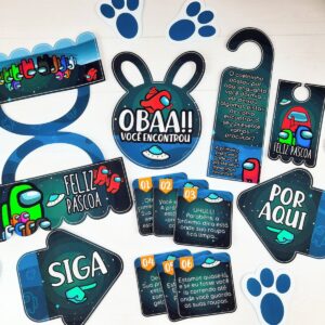 Caça aos Ovos Among Us - Arquivo Digital