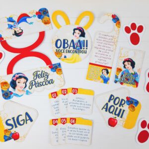 caca aos ovos branca de neve arquivo digital arquivo de corte