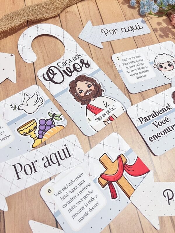 Caça aos Ovos Páscoa Cristã - Arquivo Digital