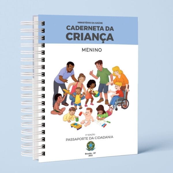 Caderneta Da Criança Clean - 5ª Edição - Menino E Menina