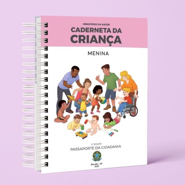 Caderneta Da Criança Clean - 5ª Edição - Menino E Menina