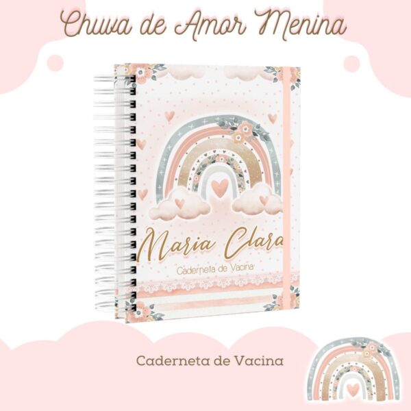 Caderneta de Saúde Chuva de Amor Menina - Arquivo Digital