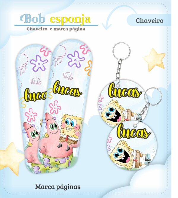 Caderneta de Vacina Bob Esponja - Arquivo Digital - Imagem 3