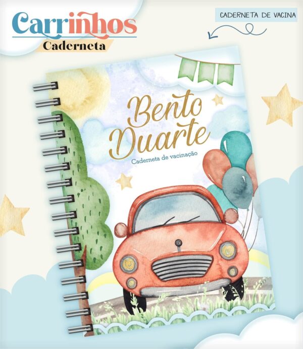 Caderneta de Vacina Carrinhos - Arquivo Digital