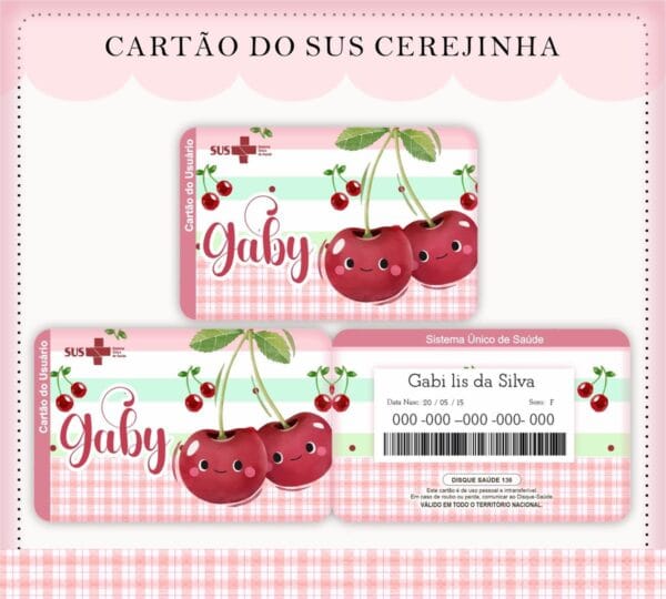 Caderneta de Vacina Cerejinha - Arquivo Digital