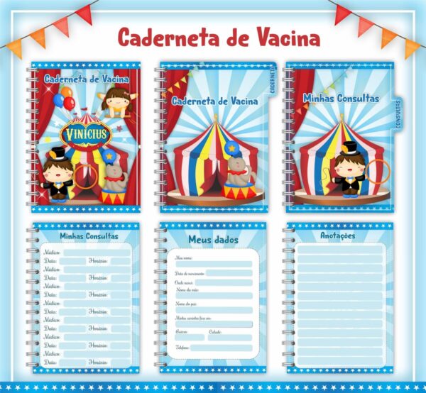 Caderneta de Vacina Circo Menino - Arquivo Digital
