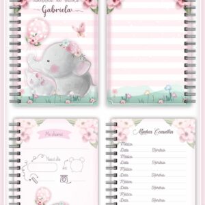 caderneta de vacina elefantinha baby arquivo digital bebe 2