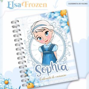 Caderneta de Vacina Elsa Frozen - Arquivo Digital