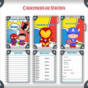 caderneta de vacina herois arquivo digital infantil 1
