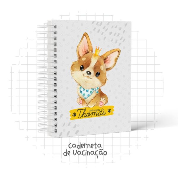 Caderneta de Vacina Infantil Cachorrinho - Arquivo Digital