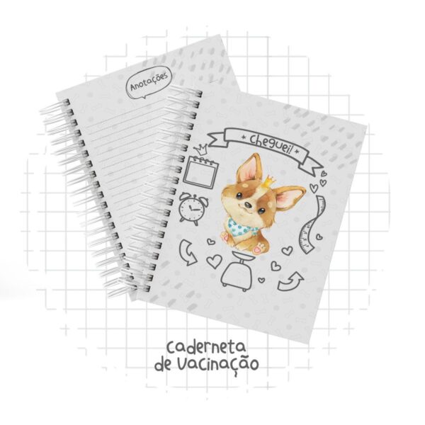 Caderneta de Vacina Infantil Cachorrinho - Arquivo Digital