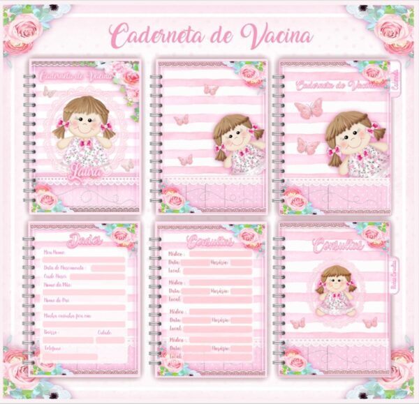Caderneta de Vacina Jardim das Bonecas - Arquivo Digital