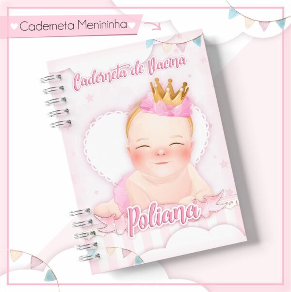 Caderneta de Vacina Menininha Baby - Arquivo Digital