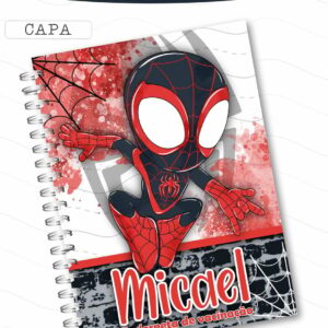 Caderneta de Vacina Miles Morales - Arquivo Digital