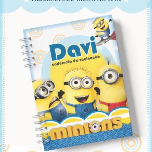 Caderneta de Vacina Minions - Arquivo Digital