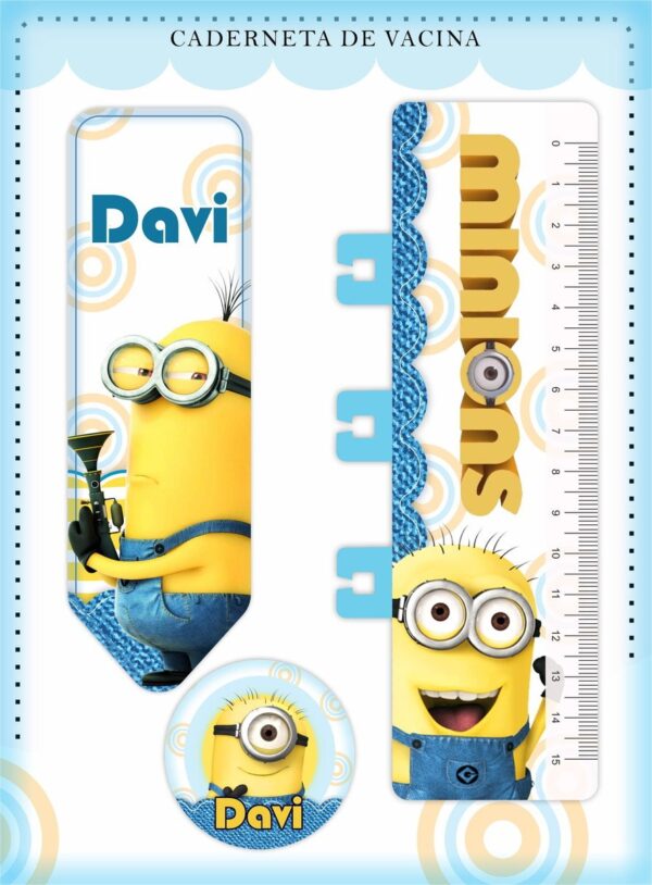 Caderneta de Vacina Minions - Arquivo Digital