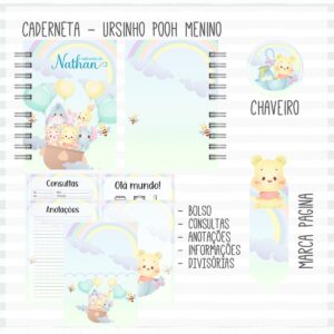 caderneta de vacina pooh menino mod 01 arquivo digital miolo