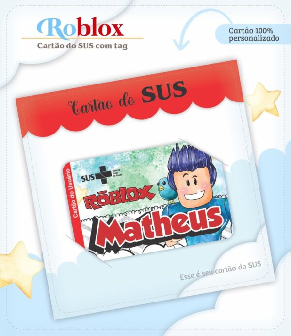 Caderneta de Vacina Roblox - Arquivo Digital