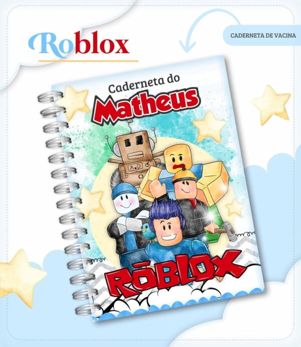Caderneta de Vacina Roblox - Arquivo Digital