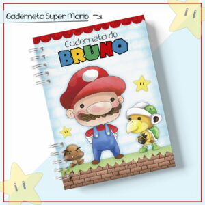 Caderneta de Vacina Super Mario Cute - Arquivo Digital