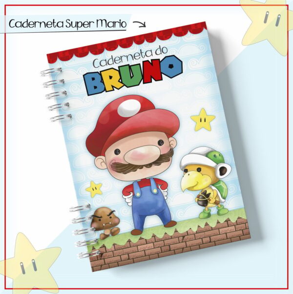 Caderneta de Vacina Super Mario Cute - Arquivo Digital